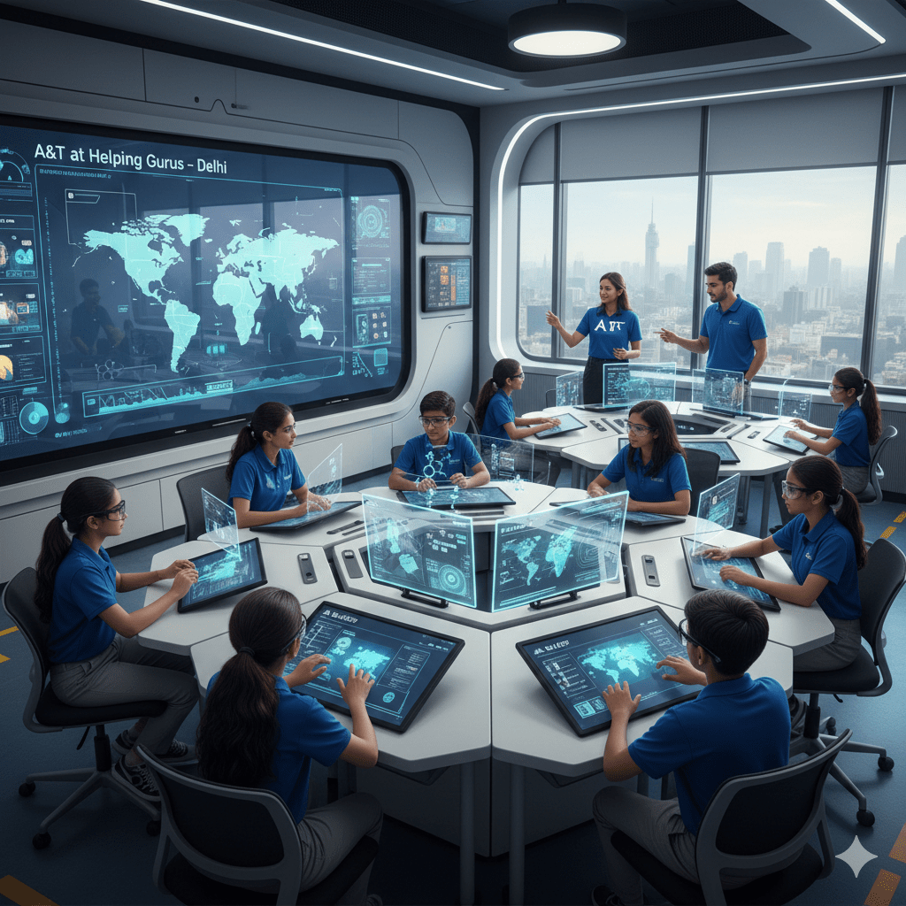Transforming classrooms of tomorrow: A&T at Helping Gurus – Delhi